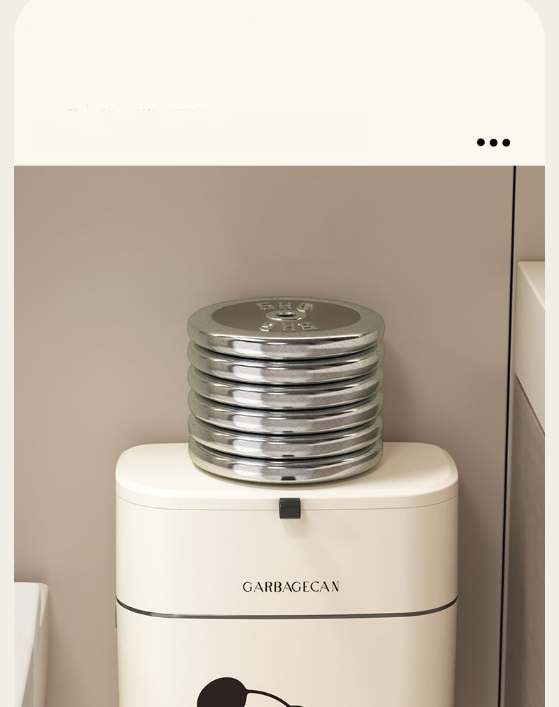 ACZT Brabantia Touch Bin – Soft-Close Lid, Wall-Mounted, Stainless Steel Kitchen Trash Can_voghion.com