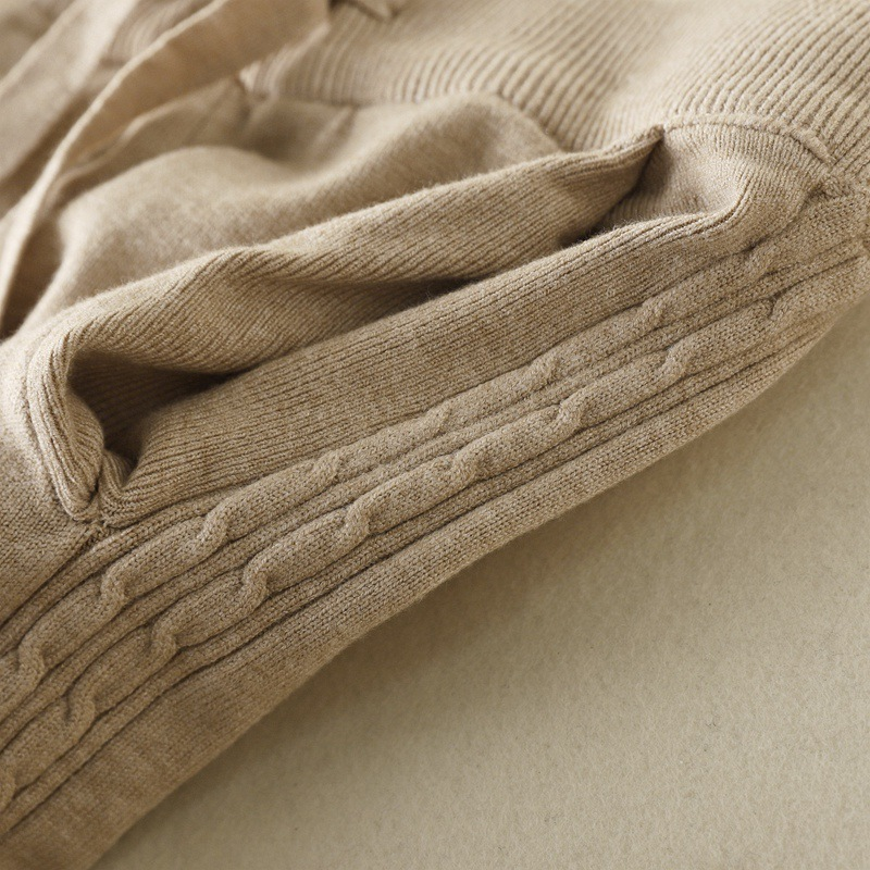 Damenbekleidung Herbst neue große Damenbekleidung fette Schwester MM lose schlanke elastische Taille gestrickte lässige Haremshose_voghion.com