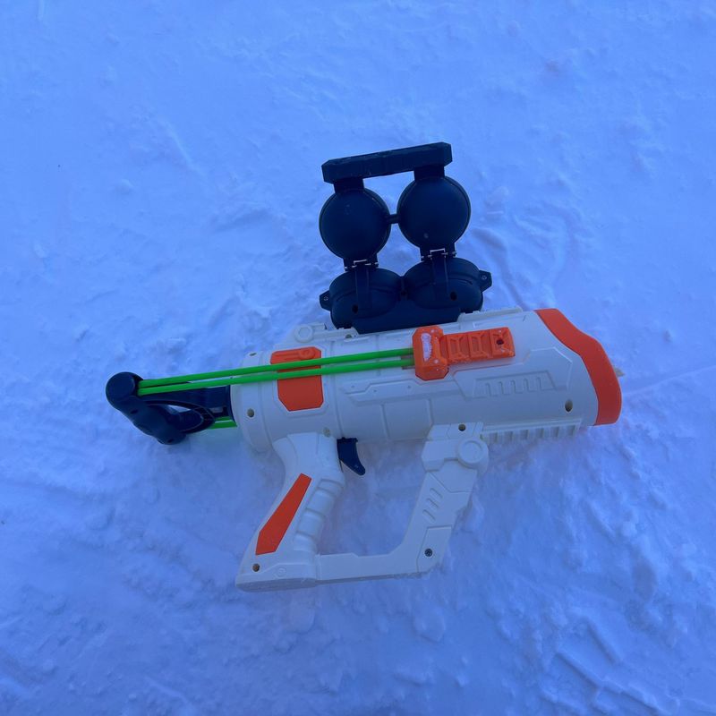 Spot Snowball Cross-border Toy Snow Cannon Battle Snowball Gun Shooting Interactive Christmas Snowball Snowball Fight 2025 Edition_voghion.com