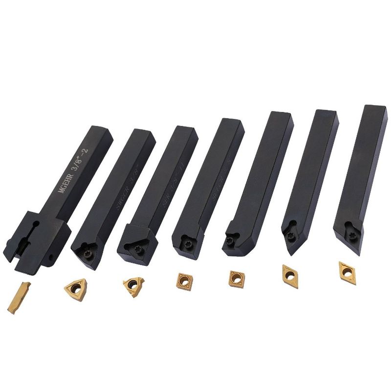 8 Con inserti in stagno Utensili indicizzabili Portautensili CNC per impieghi gravosi Pezzi per tornio in metallo Tornio 3 Utensili 7 Tornitura in metallo duro Al Taglio Rivestito_voghion.com