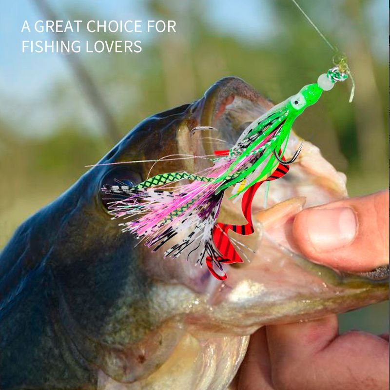 Iron Plate Luminous Lead Fish Double Octopus String Boat Fishing Slow Jigging Squid Hook 17cm Sea Bass Lure Bait_voghion.com