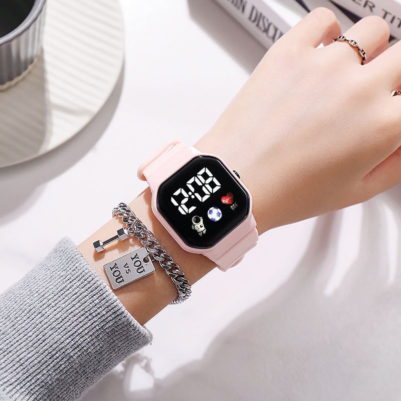 2023 LED Für Kinder Jungen Sport Wasserdichte Uhren Mädchen Silikon Digital Uhr Casual kinder Elektronische Uhr_voghion.com