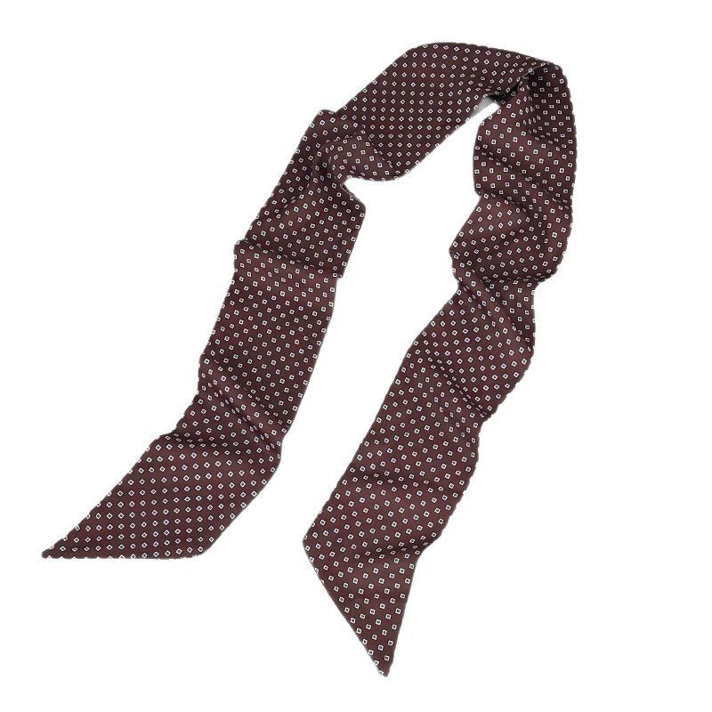 Nastro diagonale sottile e alla moda, versatile, multiuso, stile coreano, da donna, colore marrone-rosso, abbinabile alle foto, primavera estate, nuovo_voghion.com