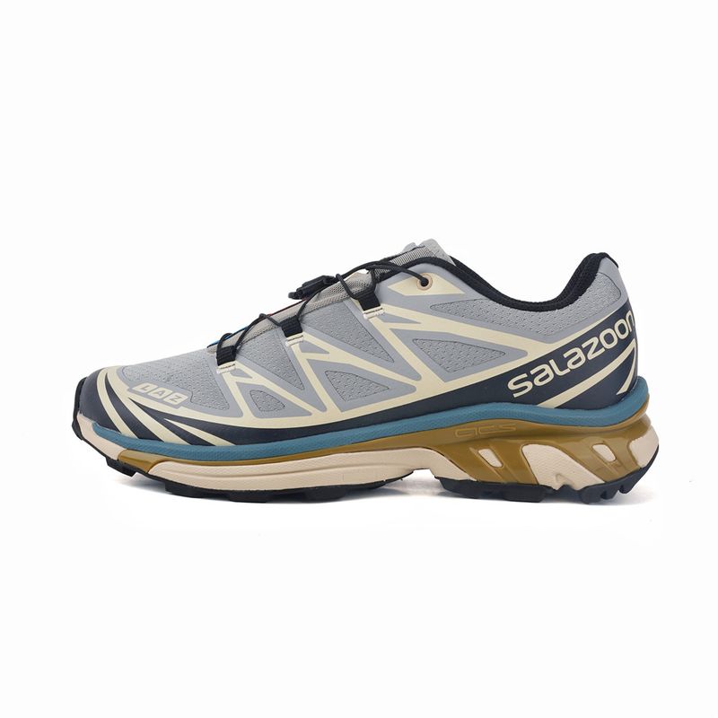 XT-Quest 3D Outdoor Functional Casual Trail For Men Women Bamboo Ink Black And White Running Sports Shoes_voghion.com