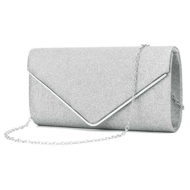 Metall Hot Style Flash Material Abendtasche Acryl Umschlagtasche Bankett Abendkleid Abendgeschenk Tasche Handtasche Kette_voghion.com