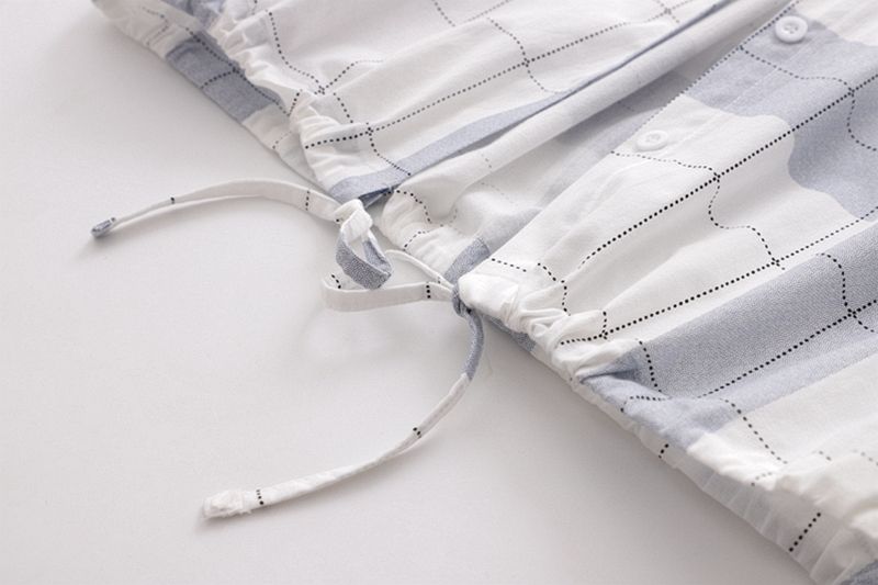 Plaid in cotone e arte giapponese di grandi dimensioni per donna_voghion.com