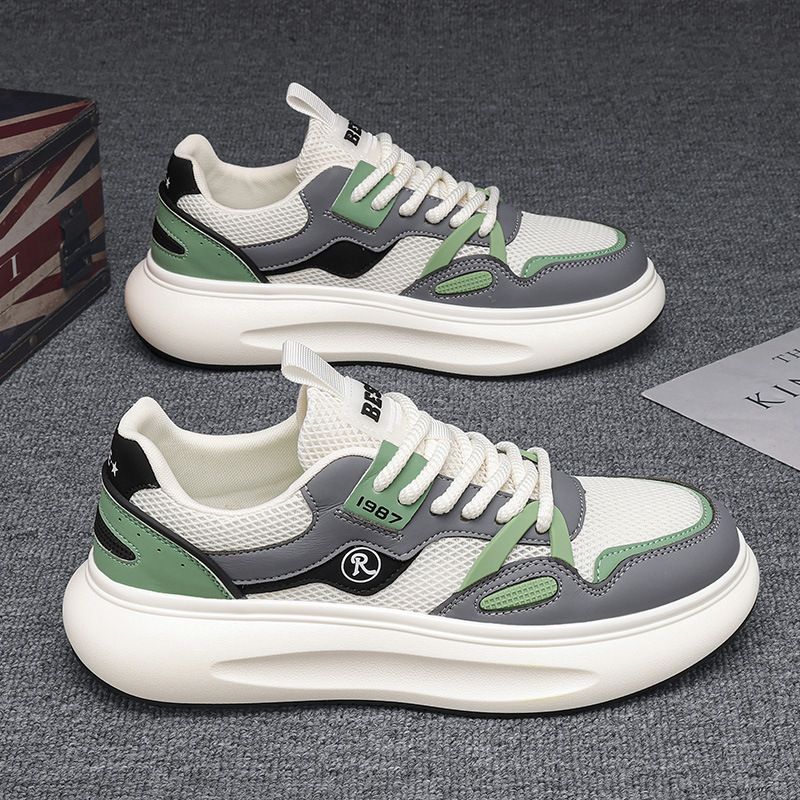 Forrest Gump Men's Summer Breathable Junior High School Student Youth Anti Odor Mesh Sports And Leisure Little White Dad_voghion.com