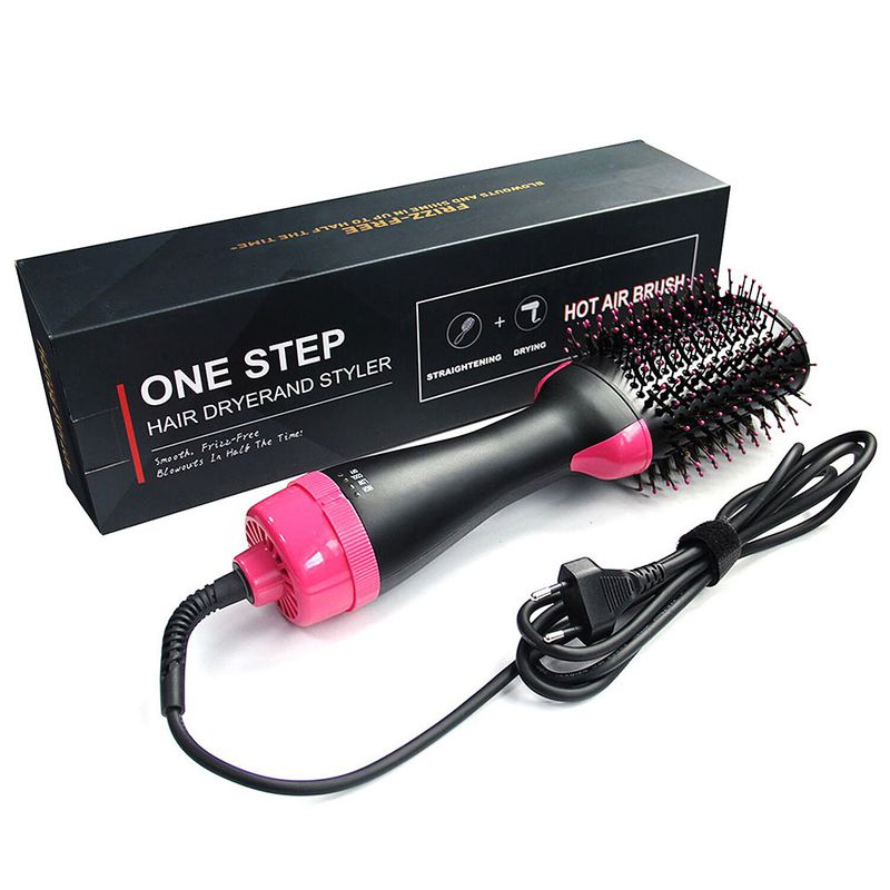 Asciugacapelli Spazzola ad aria calda, styler e volumizzante Piastra per capelli Arricciacapelli Pettine Rullo Asciugacapelli elettrico a ioni Spazzola_voghion.com