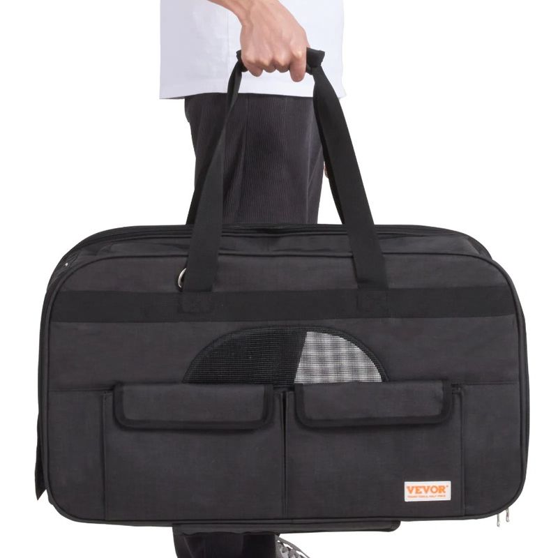 With Under Wheels For Telescopic Rolling And Handle Pets Shoulder Wheels, Carrier Carrier Dog Cat Strap, Carrier Pet With With_voghion.com