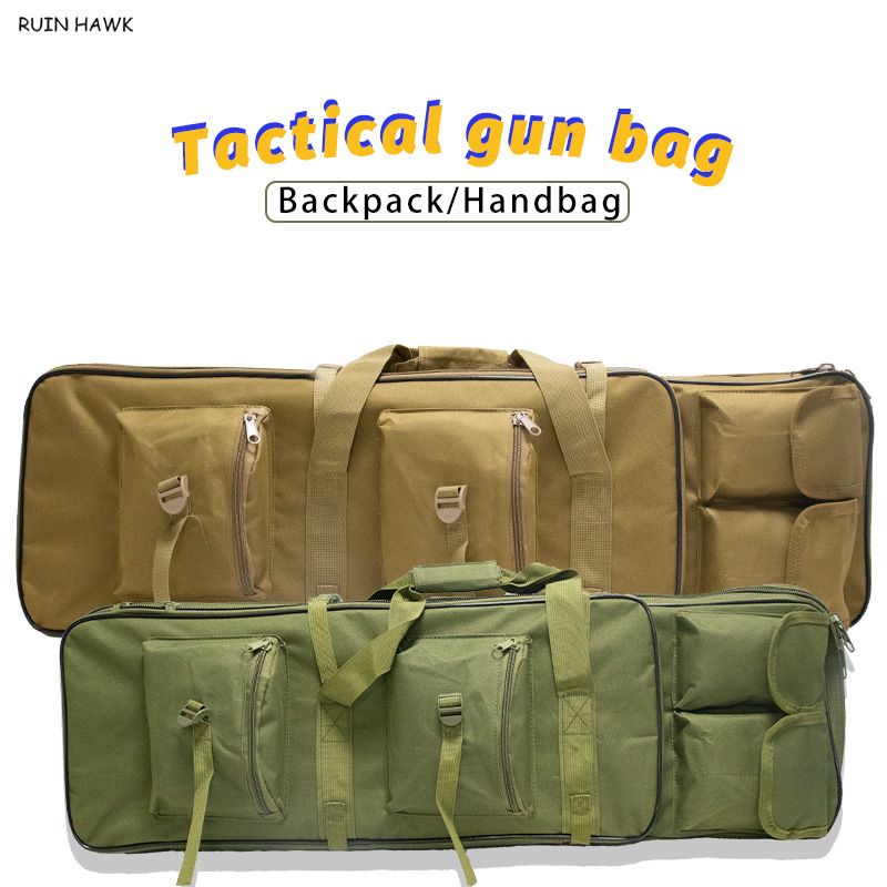 Outdoor 1.2m Tactical Gun Bag, 1m Battlefield Gun Mother-Son Bag, 85CM Two-Shoulder and Hand-Carry Fishing Bag_voghion.com