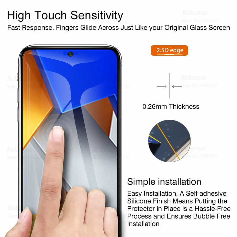 2To1 kameras rūdīts stikls Xiaomi Poco M4 Pro 4G aizsargstiklam Little Pocco M 4 Pro PocoM4 M4Pro NFC ekrāna aizsargplēve_voghion.com