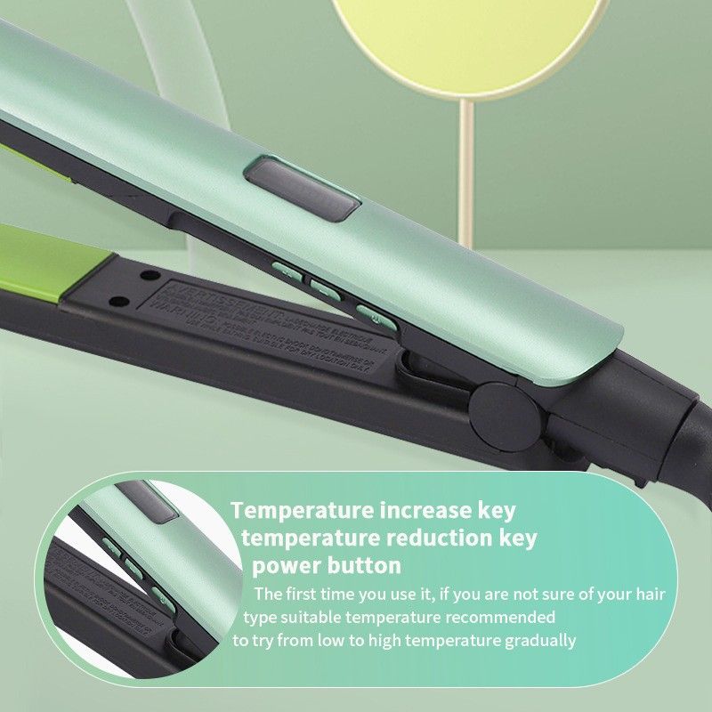 Produtos para modelar cabelos, chapinha de cabelo com dupla finalidade, alisador de cabelo com tela LCD, pente alisador de cabelo, modelador de cachos_voghion.com