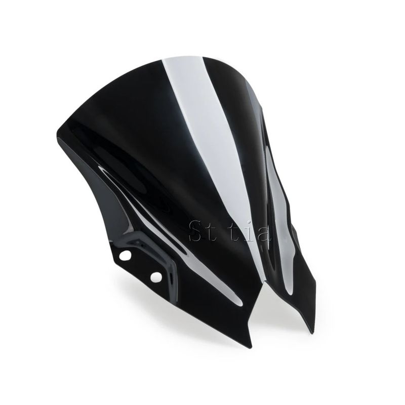 Kawasaki Ninja 500 SE 2024 2025 NINJA500 Motosiklet Ön Cam Rüzgar Deflektörleri Çift Kabarcıklı Ön Cam Siperi_voghion.com