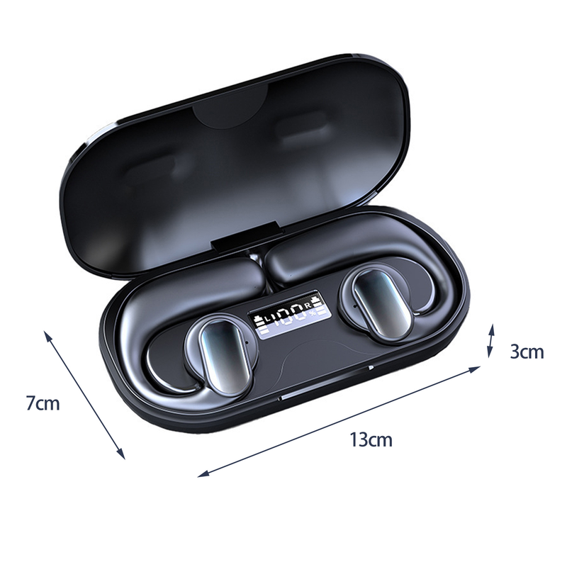 Bežične slušalice Subwoofer IPX6 Anti Dust Brzo punjenje Poziv Automatsko povezivanje Bone Conduction Slušalice kompatibilne s Bluetooth-om Dodaci za trčanje_voghion.com