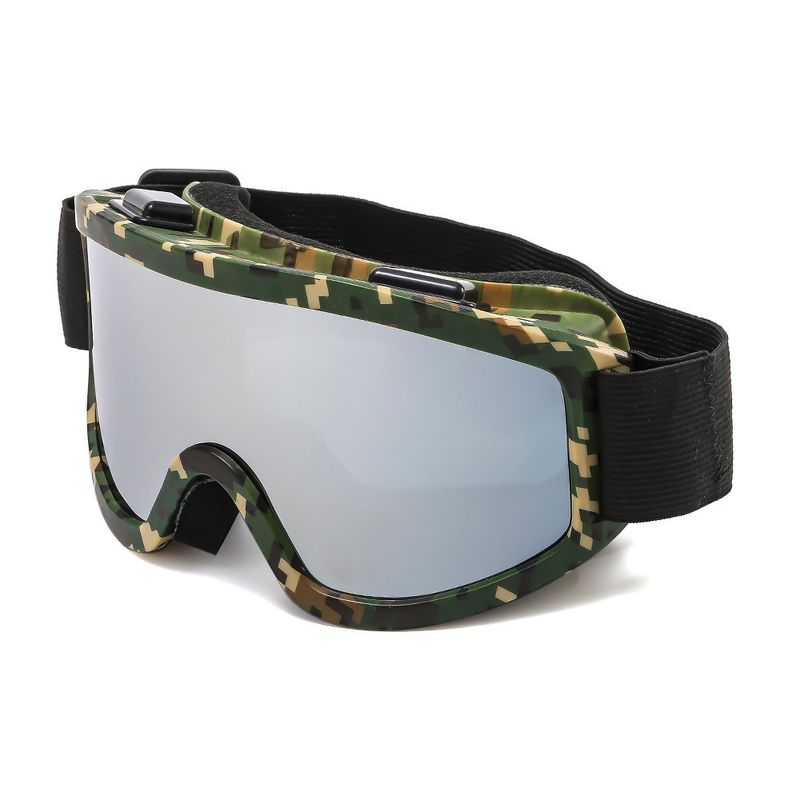 New Double-Layer Anti-Fog Mountaineering Ski Goggles Outdoor Large Frame Windproof Sandproof Colorful Polarized Sports_voghion.com