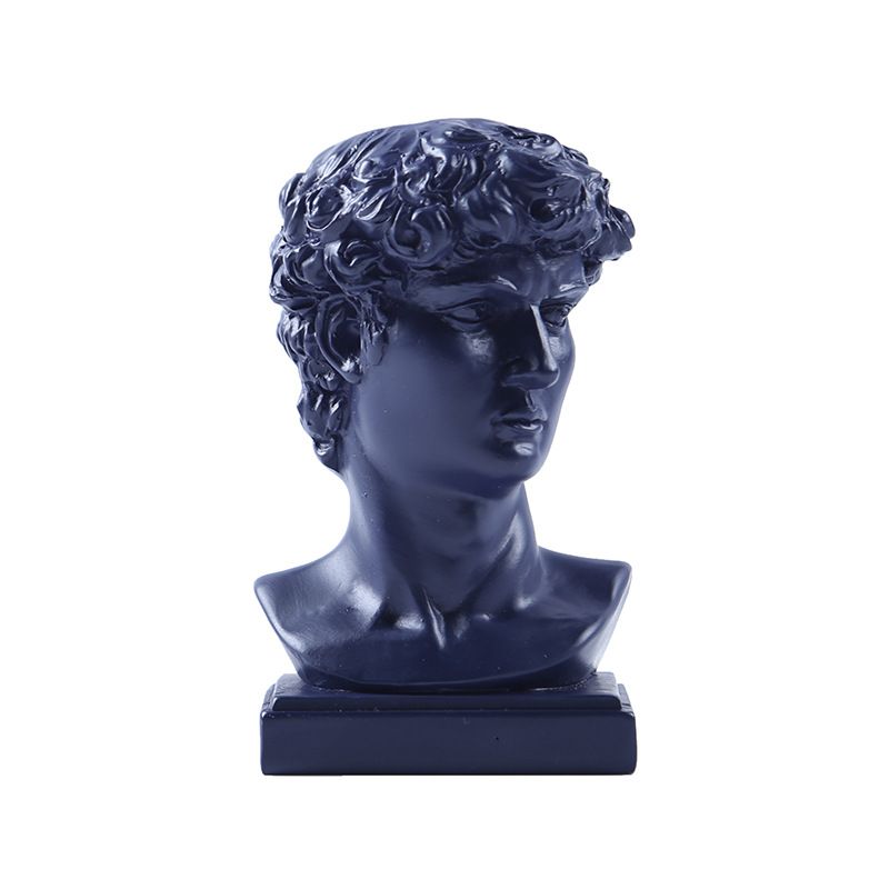 Ornamenti di David, contenitore per penna, contenitore per cotton fioc, contenitore per stoviglie, decorazione da tavolo, artigianato in resina_voghion.com