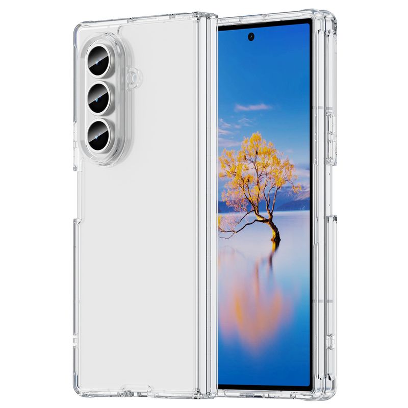 Stoßfeste, durchsichtige, harte Klapptasche für Samsung Galaxy Z Fold7 5G 7 Fold6 Fold5 Fold2 Fold4 Fold 6 5 4 3 2 Fold3_voghion.com
