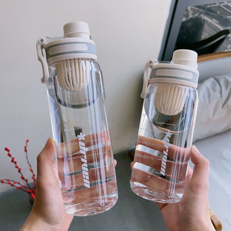 Large Capacity Sports Water Bottle For Men And Women, Aesthetic Summer Simple High Temperature Resistant Portable Cup_voghion.com