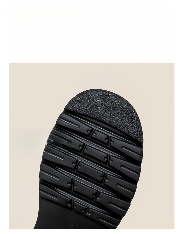 8cm Height Increasing Chunky Martin Boots 2025 New Autumn And Winter Round Toe Street Style Pairing Black Shorts Wear Comfortable Lightweight_voghion.com