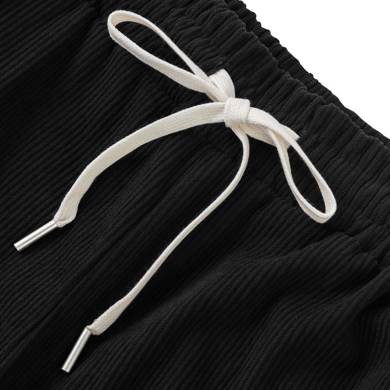 Corduroy American Workwear Pants Herren Multi-Pocket Loose Wide-Leg Casual Hose_voghion.com