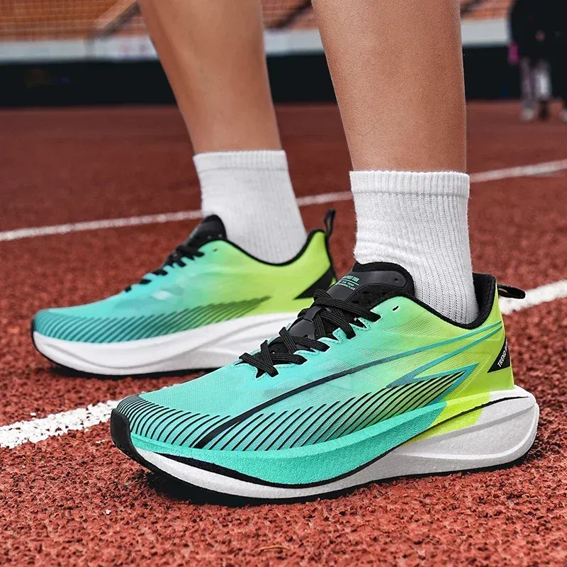 Zapatillas de running nuevas para hombre, para correr, atletismo, caminar, moda, deportivas, informales, de lujo, ligeras, cómodas y transpirables._voghion.com