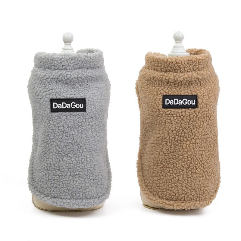 Ρούχα για κατοικίδια σκύλου Φθινόπωρο και χειμώνα νέο αρκουδάκι corgi απλό μοντέρνο 19 γιλέκο από κασμίρ βαμβάκι_voghion.com