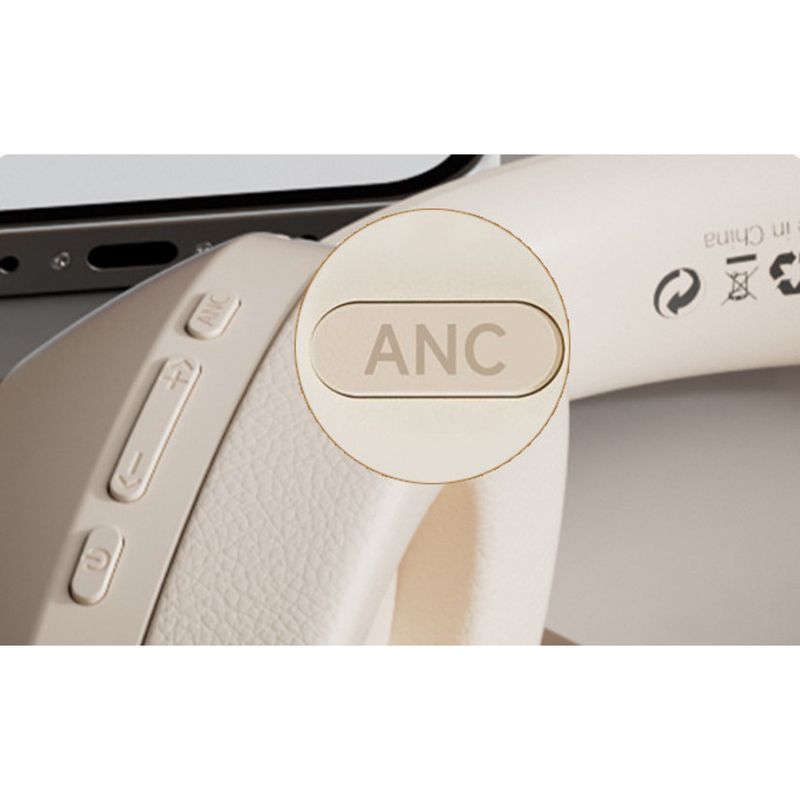 New V770ANC Active Noise Cancelling Foldable Gaming Mobile Bluetooth Headphones_voghion.com