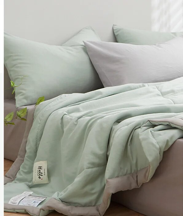 Summer new print free water washed cotton, summer cool air conditioner, quilt, quilt core, single and double bedding for_voghion.com