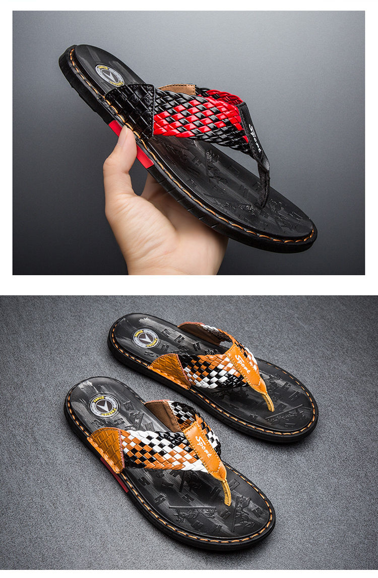 Infradito da esterno versatili tendenza estiva onalizzate scarpe alla moda da uomo, nuovi sandali da indossare all'aperto, alla moda_voghion.com