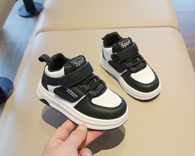 Nya små vita flickskor High Top Pojkar Casual Board Shoes Mjuka sulor Babyskor_voghion.com