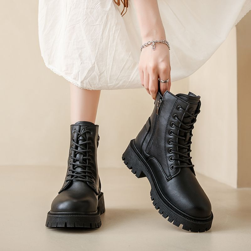 Hot Fashion tutti i tipi di stivali Martin rossi di nuova moda in rete per sollevare scarpe con plateau_voghion.com