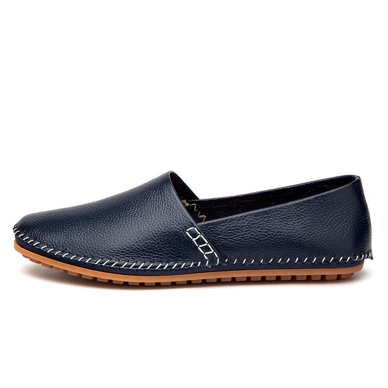 Men's Driving Moccasins Slip-On Loafers - Lightweight Breathable Casual Shoes With Rubber Sole, Comfortable For Daily Wear_voghion.com