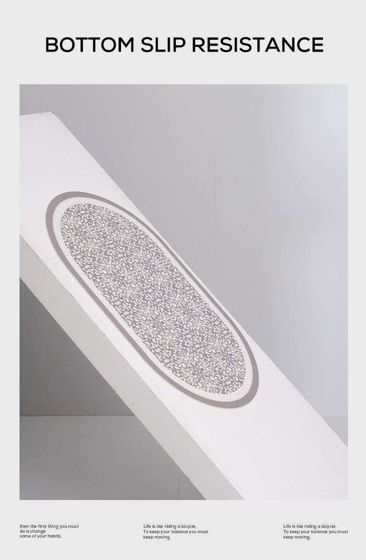 Mājas dārzs Vannas istabas Pretslīdēšanas paklājiņi Vannas istabas tualetes grīdas paklāji PVC absorbējošie paklāji Vannas istabas netīrumiem izturīgi un neslīdoši_voghion.com