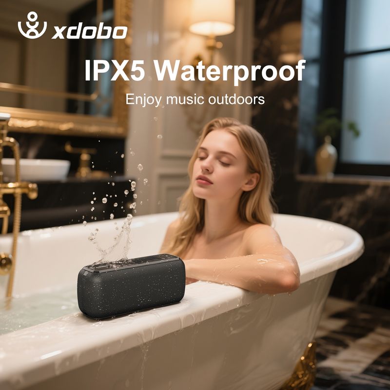X8 II 60W Portable Bluetooth-Compatible Speakers 6600mAh Bass Sound Box Wireless Waterproof TWS Boombox_voghion.com