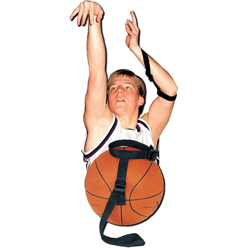 Ausili per l'allenamento di basket negli sport di squadra, cintura di correzione della postura di tiro per adolescenti e principianti_voghion.com
