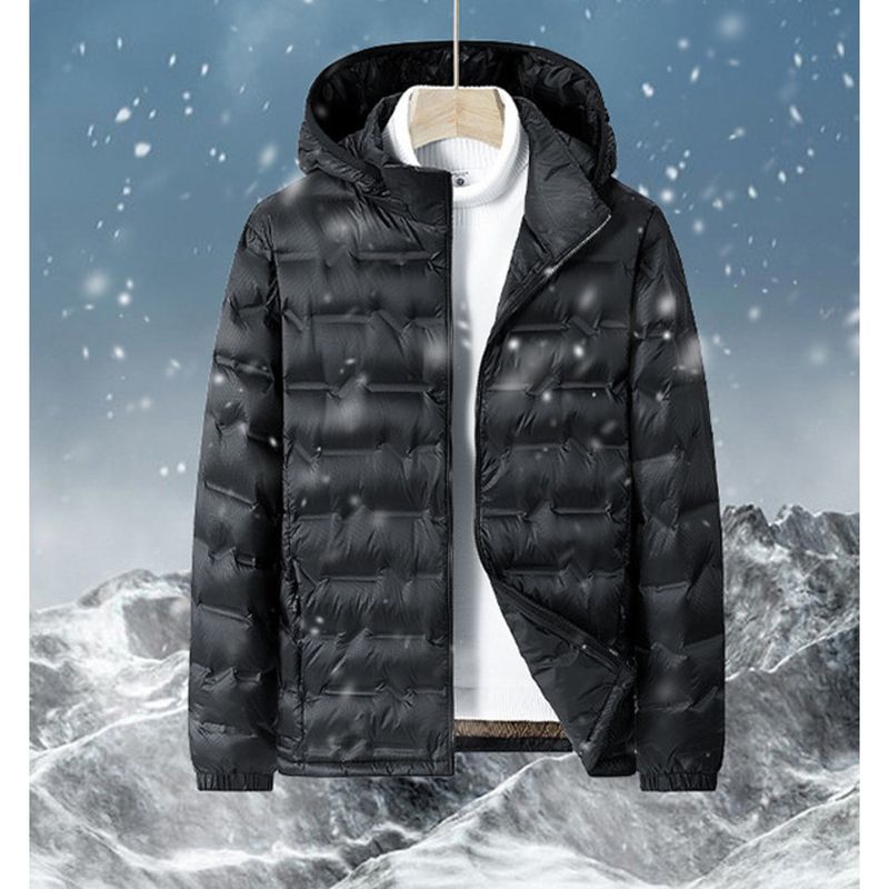 Nuova giacca leggera in grafene 2023 per uomo, piumino con cappuccio di alta qualità, casual e alla moda, taglie forti_voghion.com