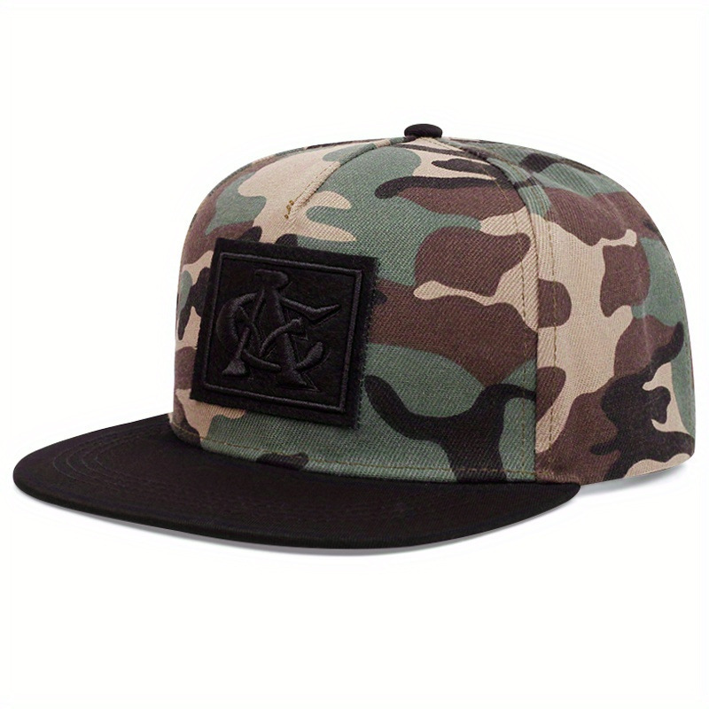 Cappelli hip-hop AC da uomo e da donna con tesa piatta con lettere ricamate da strada_voghion.com