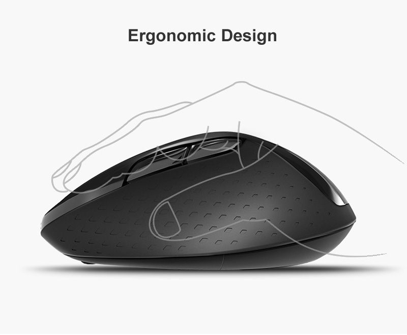 New Rapoo Multi-mode Silent Wireless Mouse With 1600DPI Bluetooth-compatible And 2.4GHz For Three Devices Connection_voghion.com