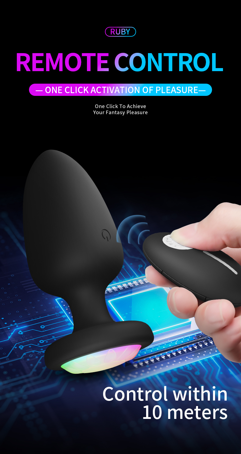 Vibromasseur anal avec télécommande Bluetooth et application pour homme, masseur de prostate, masturbateur féminin pour sexe adulte._voghion.com