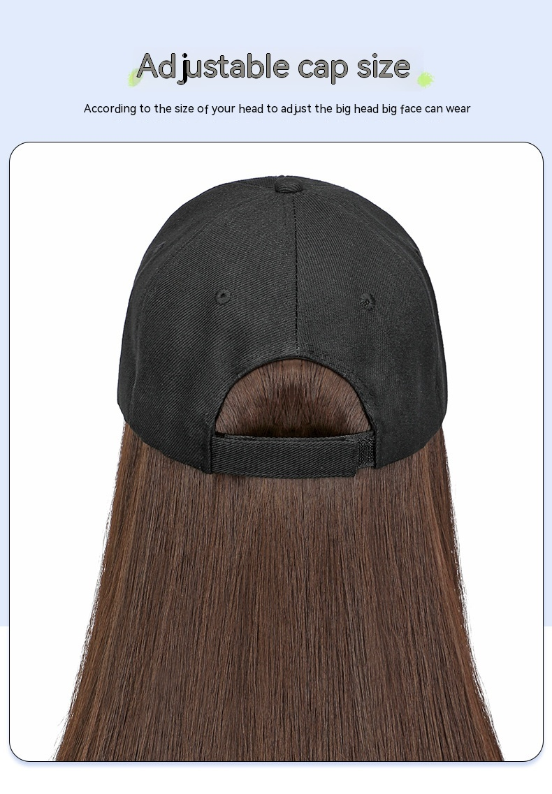 2024 Nuovo cappello parrucca tutto in uno più venduto, capelli corti lisci, parrucca con cappuccio da donna, capelli sulla clavicola, Bobo, Europa e America_voghion.com