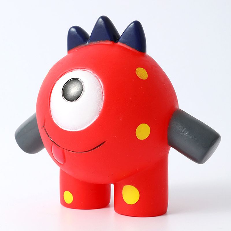 Guangying Pet Chew Toy Built-in Sounder Cartoon Style Bite Resistant Harmless Teeth Cleaning Scentless Squeaky Cartoon Animal Sound Doll For Home Use_voghion.com