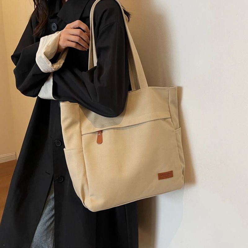 Damen-Umhängetasche mit mehreren Taschen, großem Fassungsvermögen, trendiger Schultergurt, Reißverschluss oben, modische Tragetasche, Arbeits- und Reisetasche_voghion.com