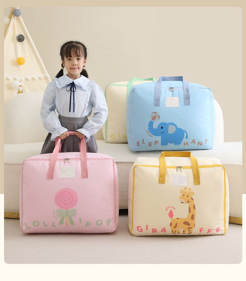 Borsa portaoggetti per l'asilo, trapunta per bambini, impermeabile, anti-umidità, borsa, cuscino, tessuto Oxford_voghion.com