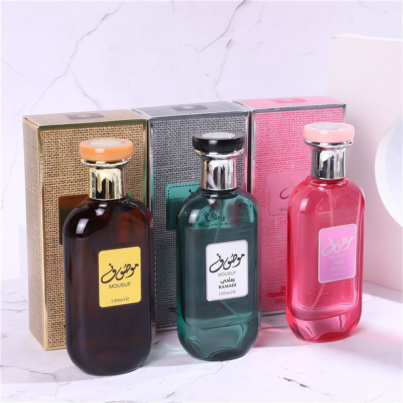 Foreign Trade Arab MOUSUF Herren- und Damenparfüm 100 ml, anhaltender Duft, Dubai Neutral Leinenbeutel, Parfüm_voghion.com