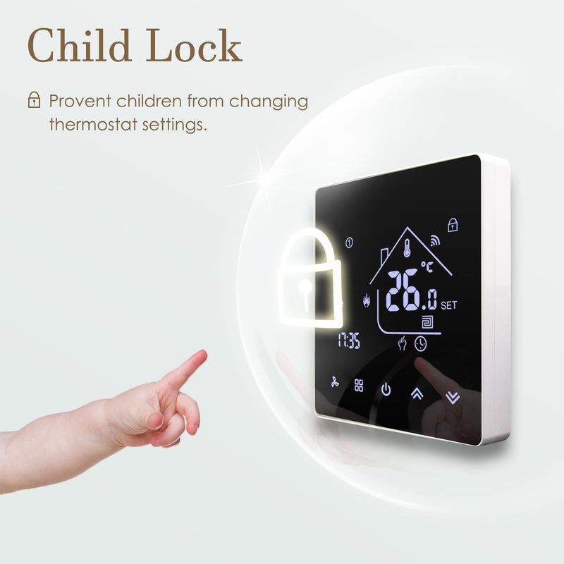 Tuya Smart Hom Tmpratur Controllr Room Warm or Wifi Thrmostat for Boilr/Actuator/Elctric Hating with Alxa_voghion.com