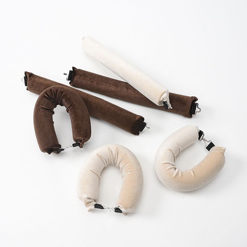 New rubber heat-free curling iron 3 hooks curling artifact big wave curling tool sleeping curling iron_voghion.com