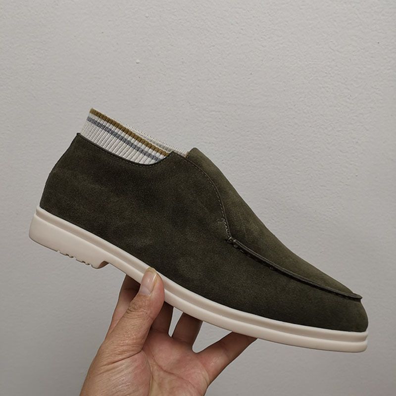 Erkekler İçin Yeni Stil Yeni Slip-On Loafer'lar, Düz, Şık, Günlük, Çok Yönlü, Hafif ve Rahat Ayakkabılar_voghion.com