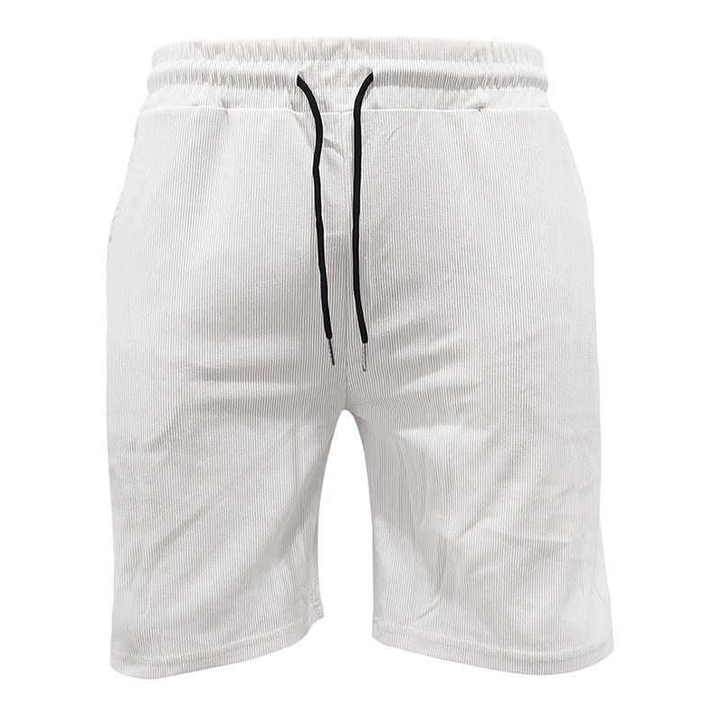 2024 Sommer Strickjacke Revers Kurzarm Shorts Casual Arbeit Vielseitig herren 2-teiliges Set_voghion.com