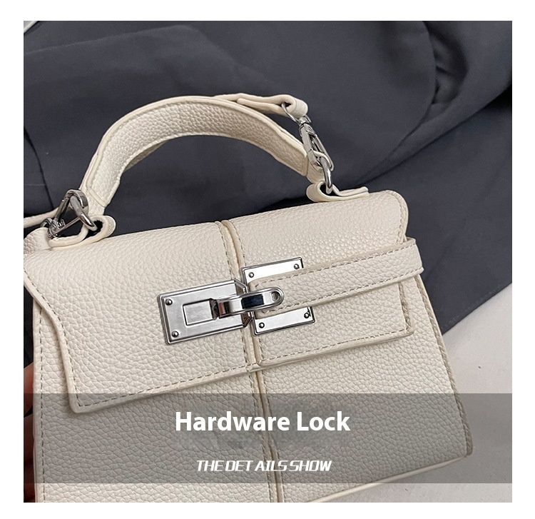 2025 neue einfache Retro-Damentasche Mode lässig Handheld Crossbody kleine quadratische Tasche Pendlertasche_voghion.com