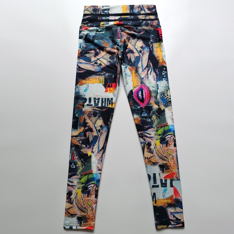 Högmidjade leggings för kvinnor, snabbtorkande träningsbyxor, leveransklara yogabyxor_voghion.com